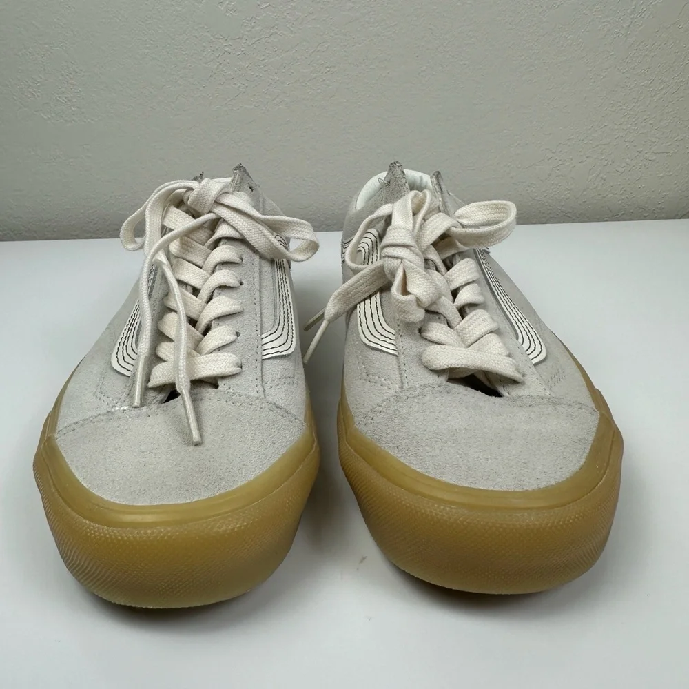 Vans‎ Sneakers Style 36 Gum Light Grey Low Top Skate Suede M 7.5 W 9